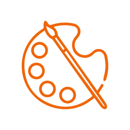 Logo - Zajęcia plastyczne